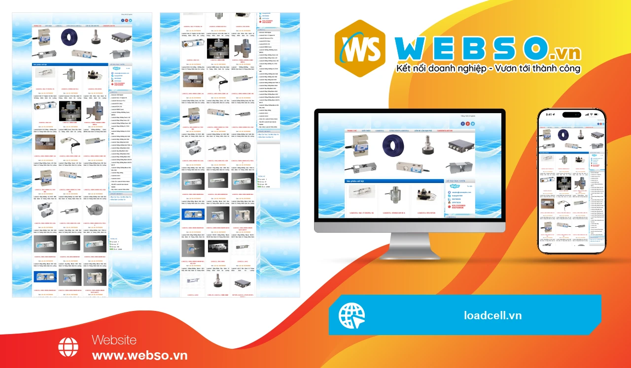 Thiết Kế Website Cảm Ứng Lực Dự Án Loadcell.vn: Giải Pháp Thông Tin Sản Phẩm Đáng Tin Cậy