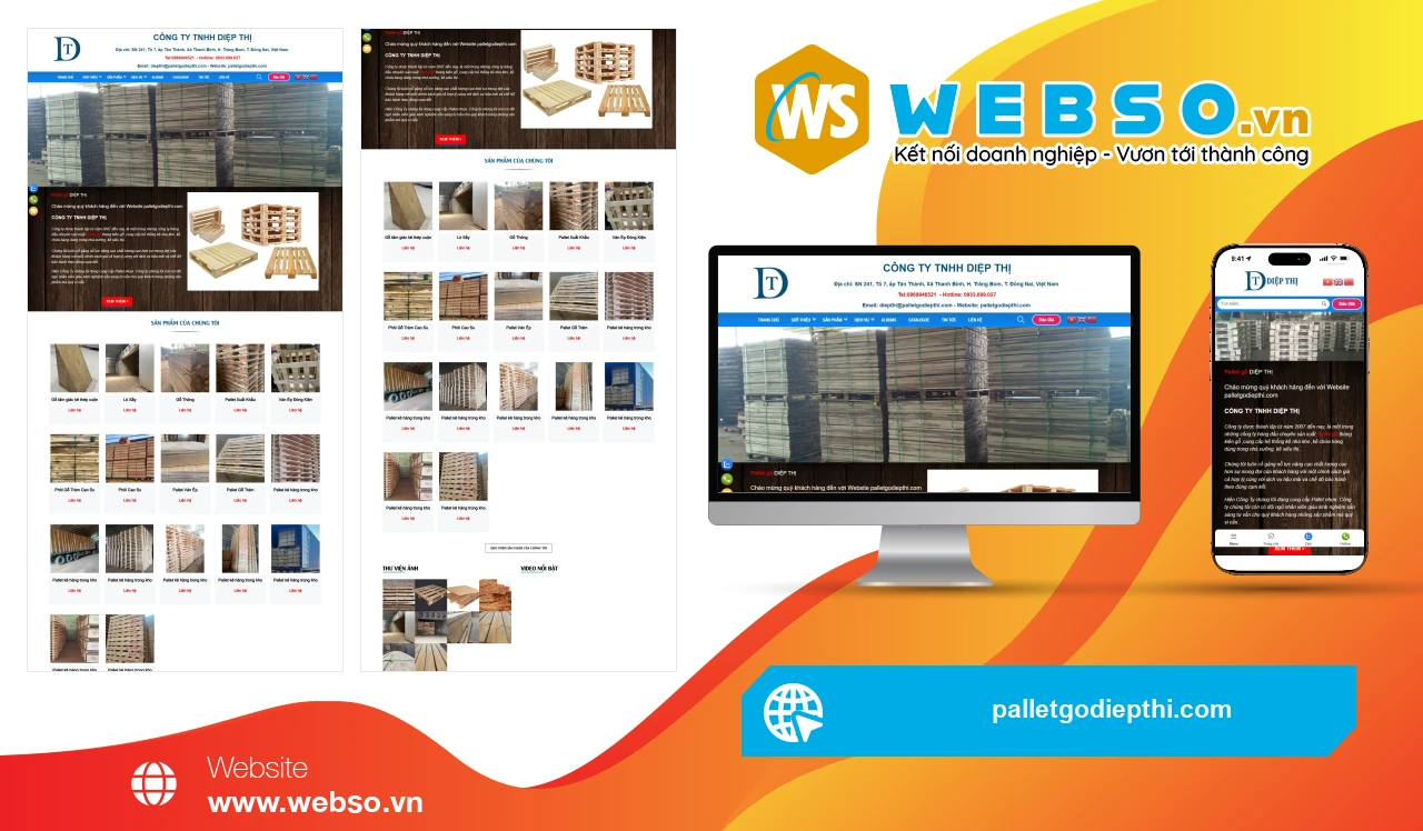 Thiết Kế Website Xuất Nhập Khẩu Gỗ Diệp Thị: Nâng Tầm Thương Hiệu Gỗ Việt