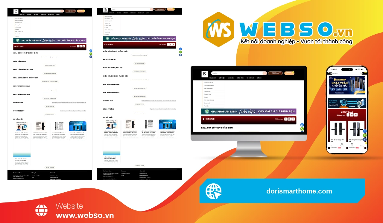 Thiết Kế Website Nhà Thông Minh Dori: Giải Pháp Sống Tiện Nghi Và An Toàn