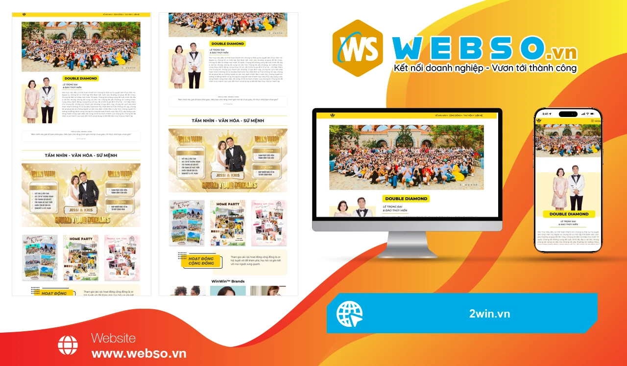 Thiết Kế Website Phát Triển Cá Nhân Win Win Group: Nền Tảng Cho Cuộc Sống Tích Cực