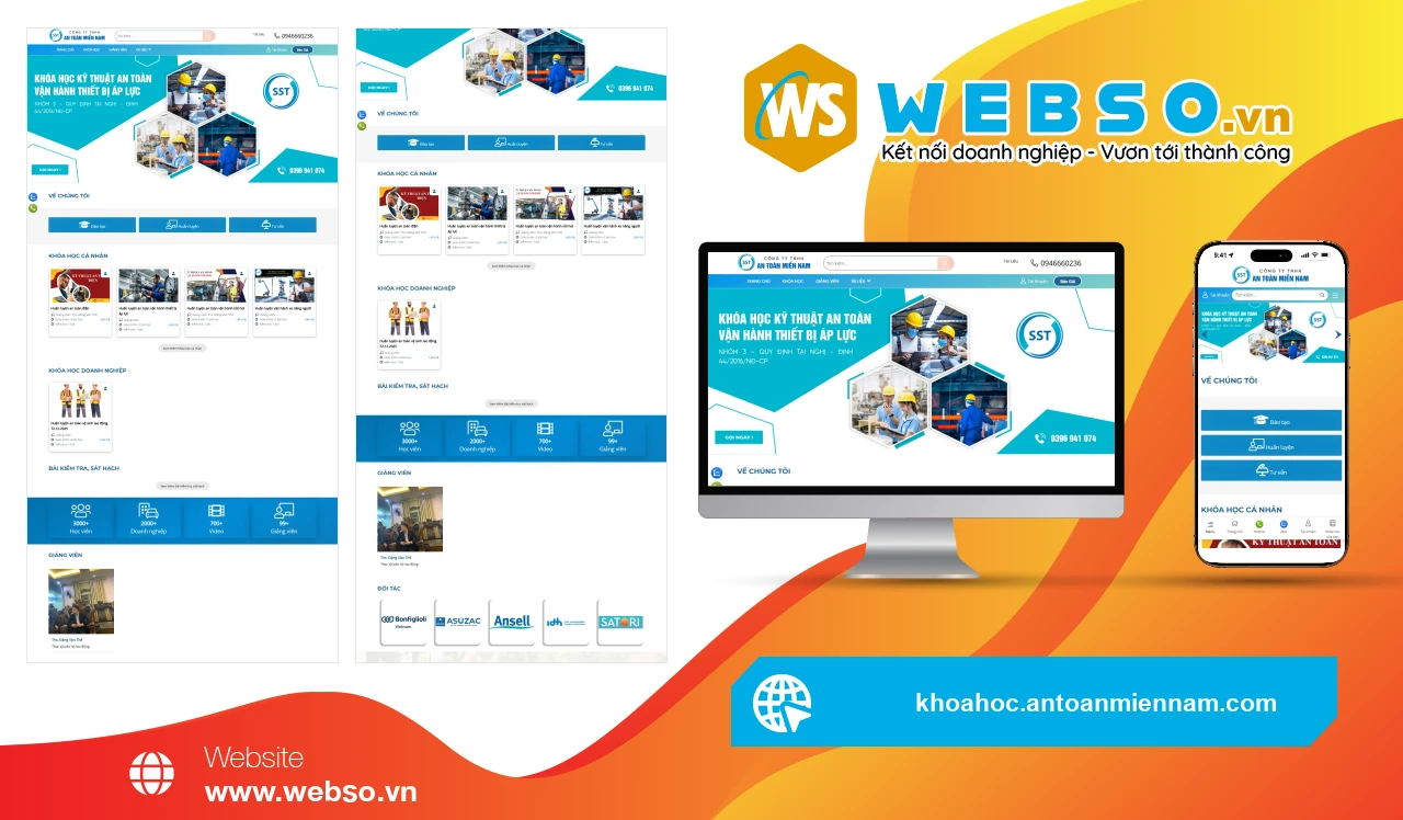 Thiết Kế Website Đào Tạo An Toàn Miền Nam: Giải Pháp Đào Tạo An Toàn Hiệu Quả