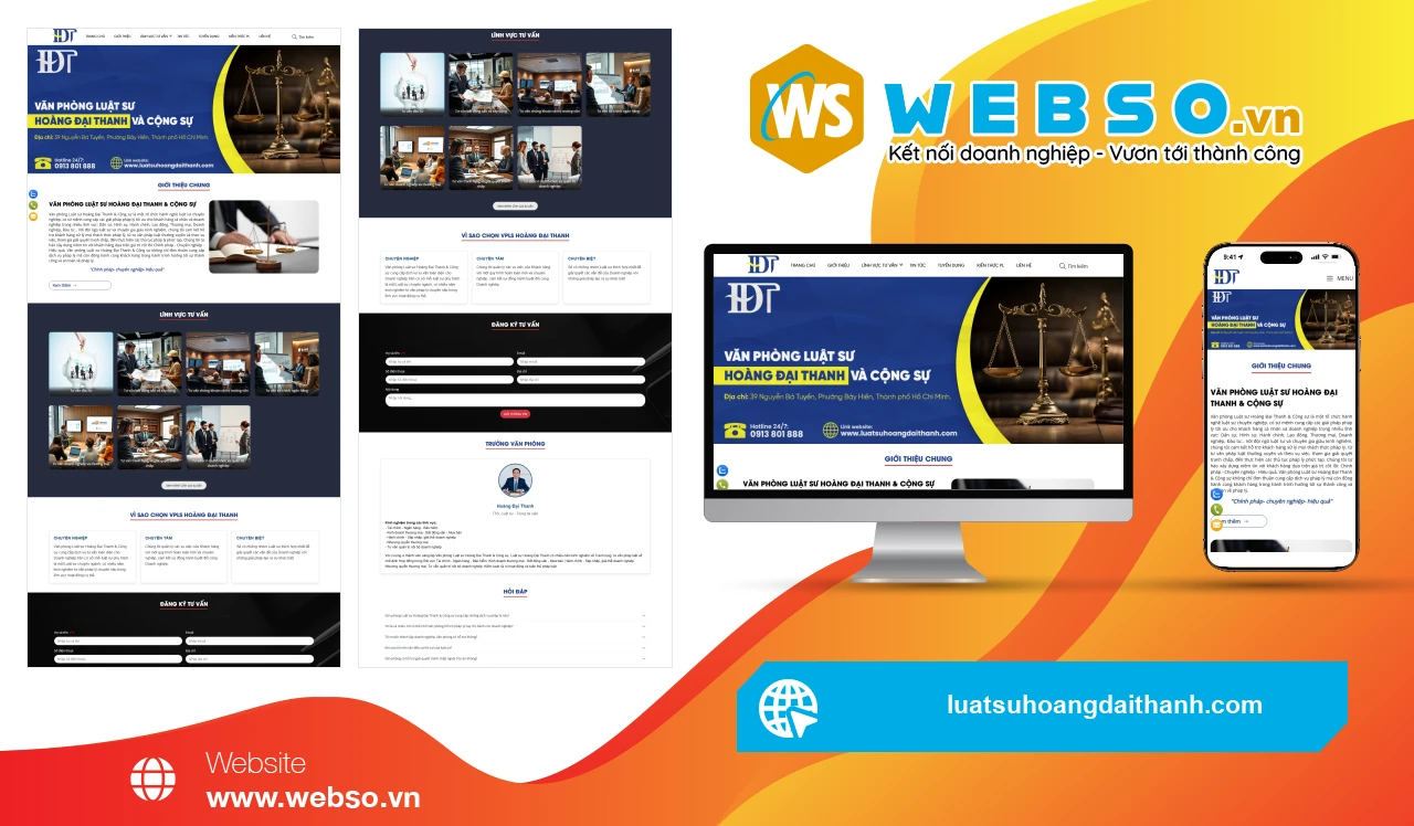 Thiết Kế Website Dịch Vụ Pháp Lý Văn Phòng Luật Sư Hoàng Đại Thanh: Giải Pháp Pháp Lý Hiệu Quả