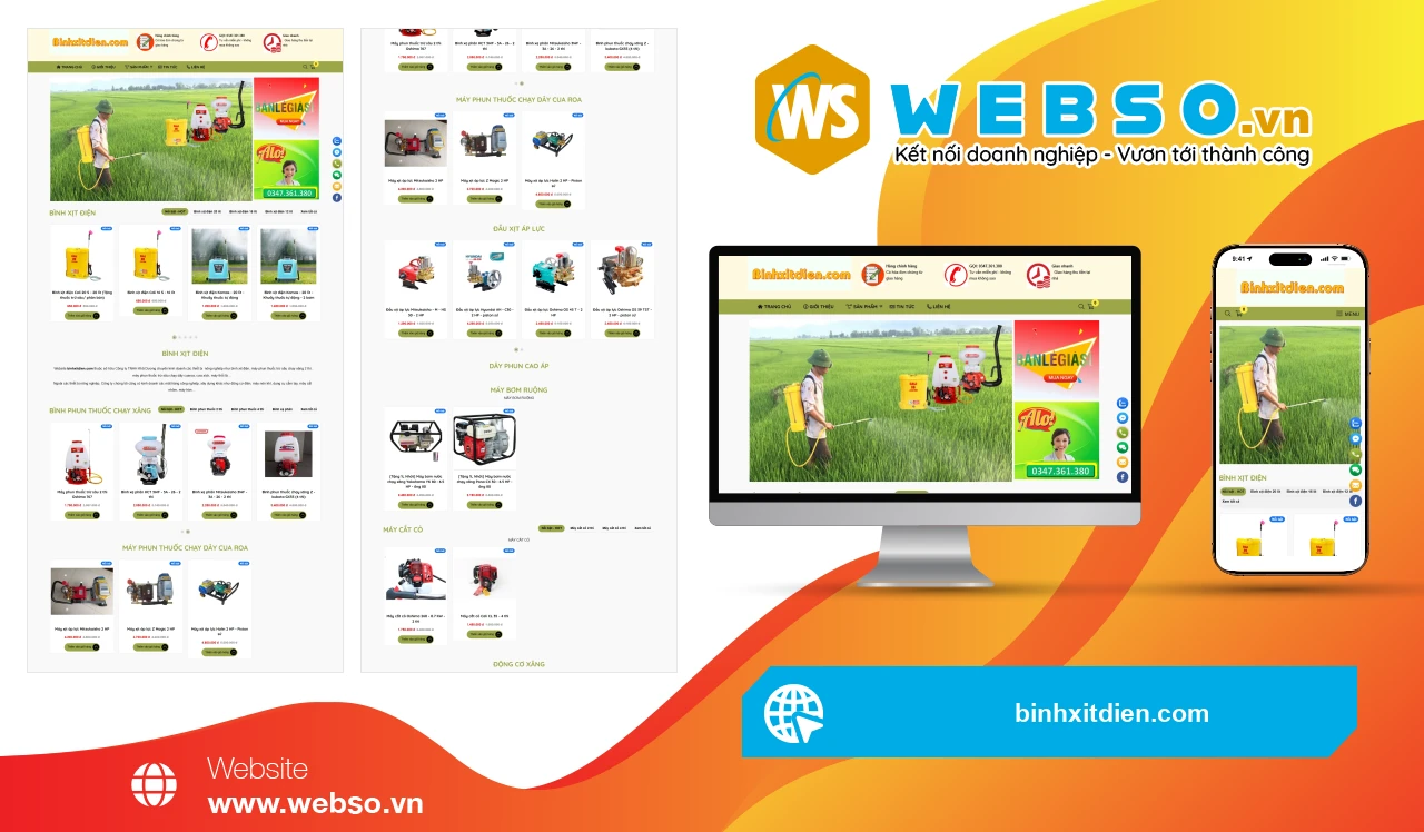 Thiết Kế Website Thương Mại Điện Tử Công Ty TNHH Khả Dương: Giải Pháp Mua Sắm Hiện Đại Cho Nông Nghiệp