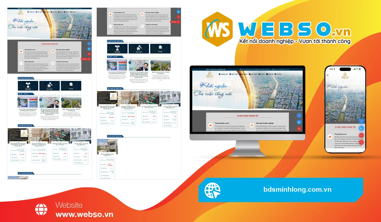 Thiết Kế Website Bất Động Sản Minh Long: Giải Pháp Tìm Kiếm Nhà Đất Dễ Dàng