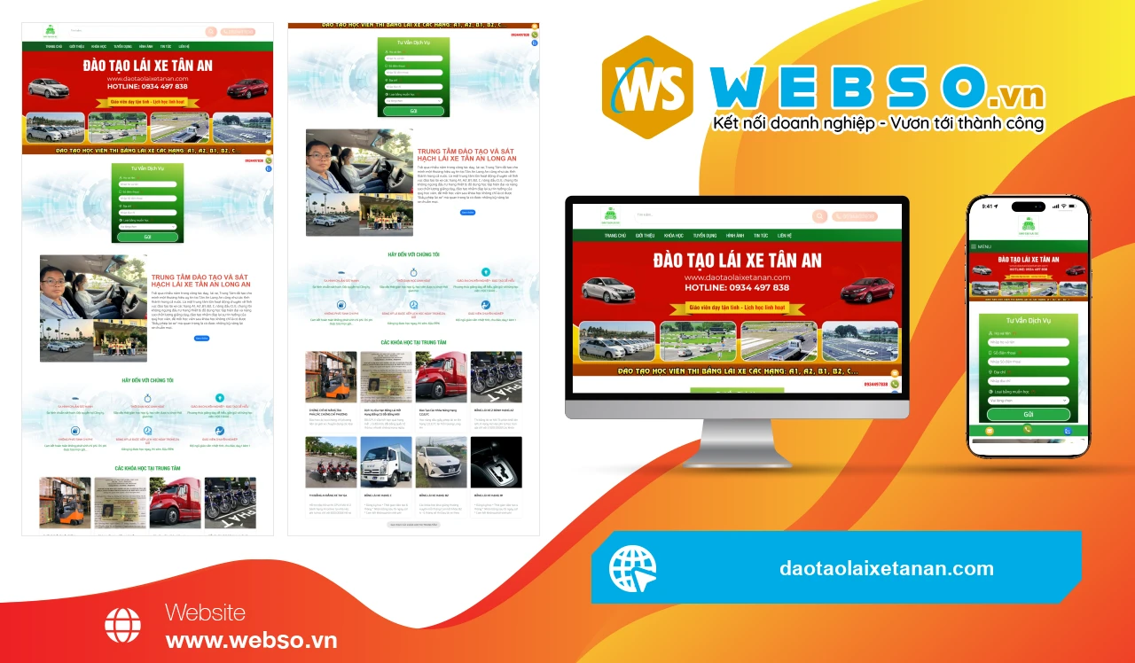 Thiết Kế Website Đào Tạo Lái Xe Tân An: Giải Pháp Đào Tạo Lái Xe Chất Lượng Cao