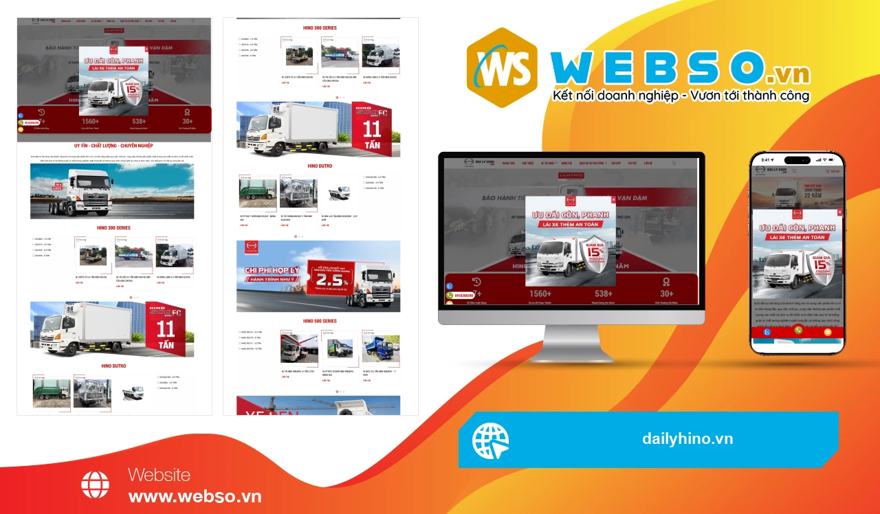 Thiết Kế Website Bán Xe Tải Hino Daily Hino: Giải Pháp Vận Tải Toàn Diện
