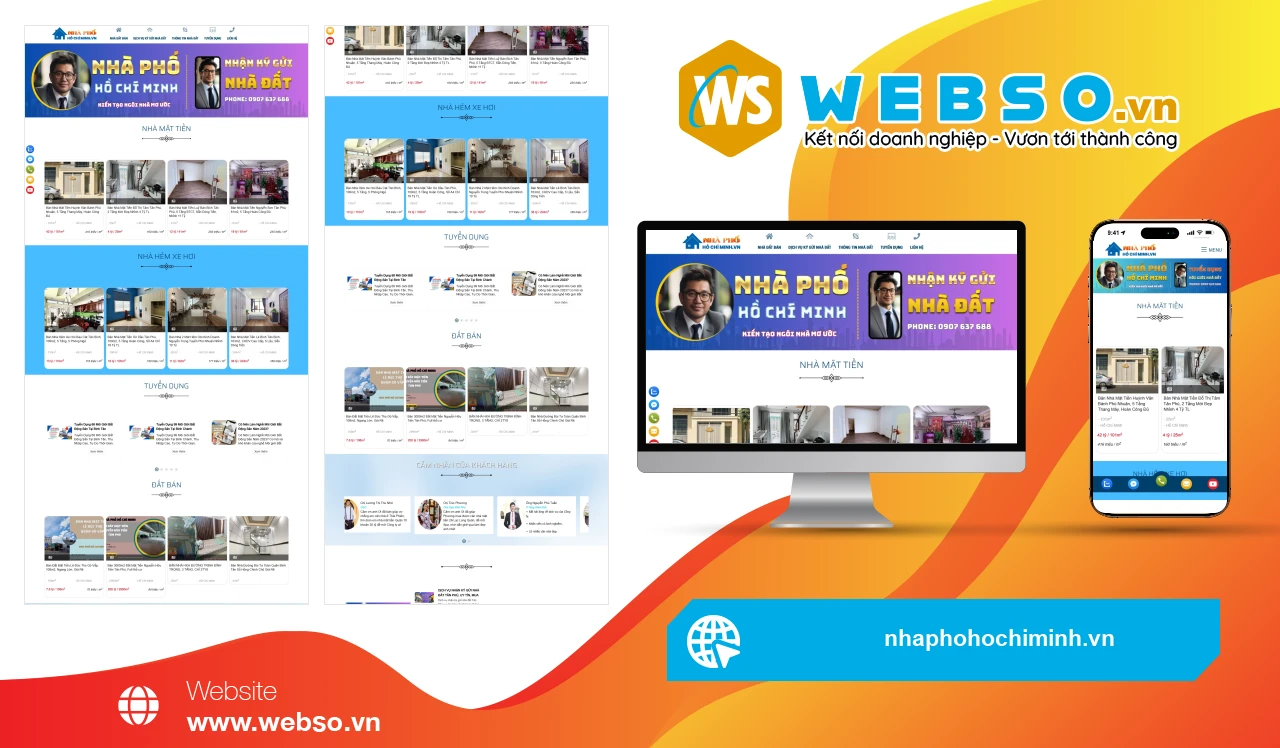Thiết Kế Website Bất Động Sản Nhà Phố Hồ Chí Minh: Kết Nối Người Mua Và Người Bán Đáng Tin Cậy