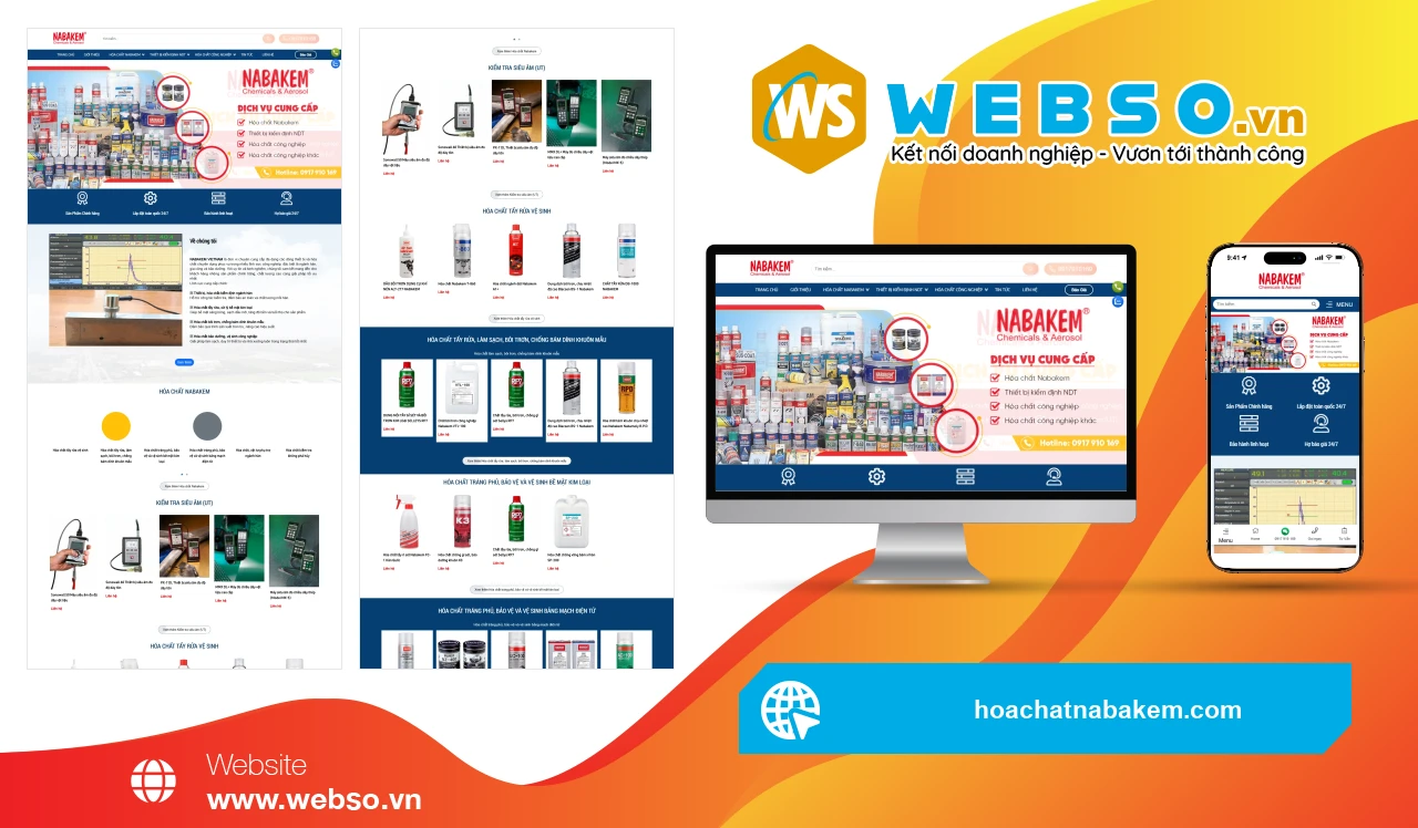 Thiết Kế Website Hóa Chất NABAKEM VIETNAM: Giải Pháp Đột Phá Cho Ngành Công Nghiệp