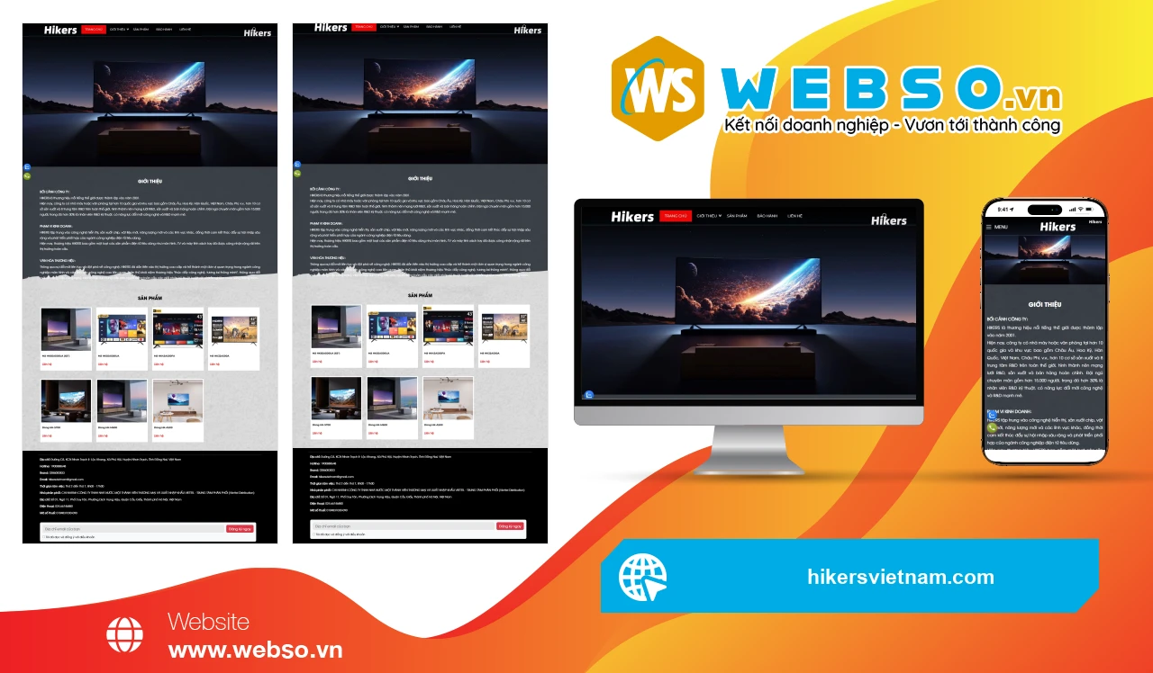 Thiết Kế Website Điện Tử Tiêu Dùng Hikers Việt Nam: Nâng Tầm Trải Nghiệm Công Nghệ