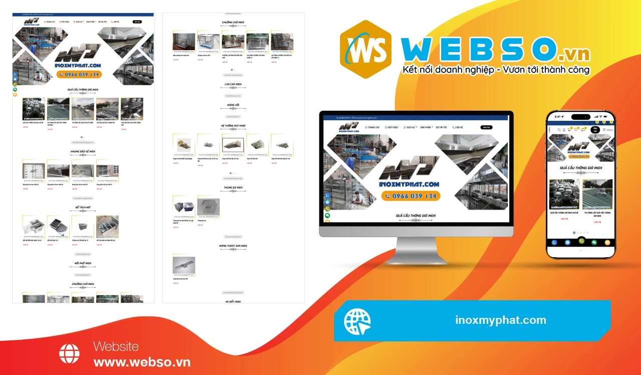 Thiết Kế Website Gia Công Inox Gia Công Mỹ Phát: Giải Pháp Tối Ưu Trải Nghiệm Khách Hàng