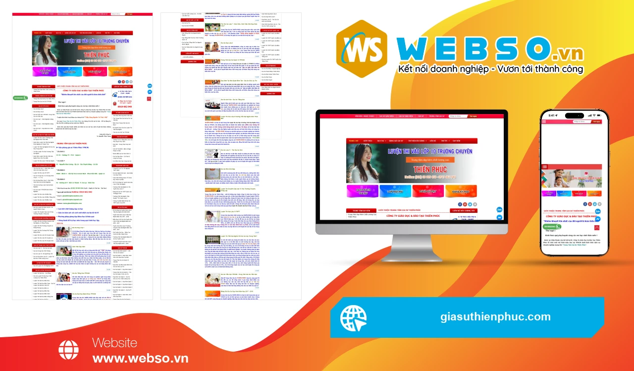 Thiết Kế Website Gia Sư Thiên Phúc: Kết Nối Phụ Huynh Với Giáo Viên Uy Tín