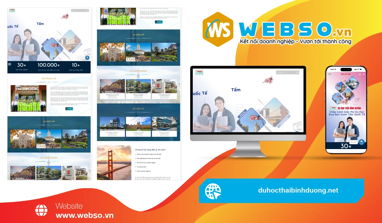 Thiết Kế Website Tư Vấn Du Học Du Học Thái Bình Dương: Giải Pháp Tư Vấn Du Học Chuyên Nghiệp