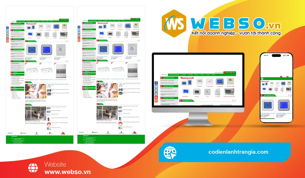 Thiết Kế Website Dịch Vụ Cơ Điện Lạnh Trần Gia: Giải Pháp Thông Gió Hiện Đại
