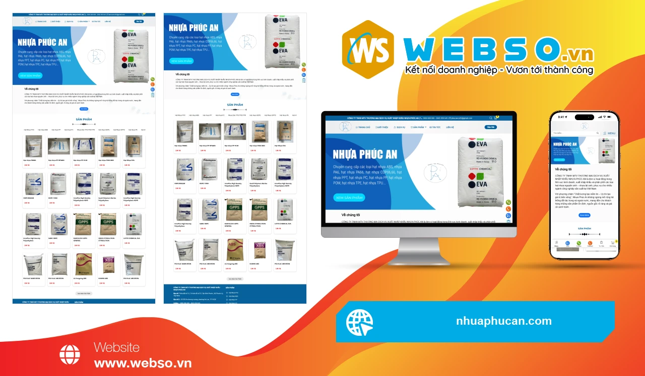 Thiết Kế Website Xuất Nhập Khẩu Nhựa Phúc An: Giải Pháp Kinh Doanh Hiện Đại