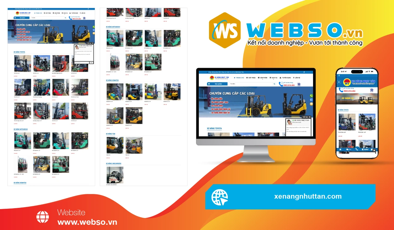 Thiết Kế Website Xe Nâng Nhựt Tân: Giải Pháp Tối Ưu Cho Doanh Nghiệp Của Bạn