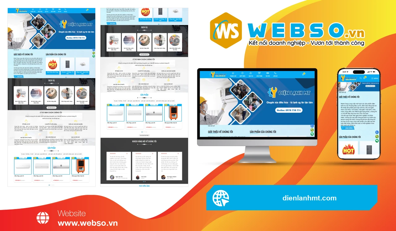Thiết Kế Website Dịch Vụ Điện Lạnh Mạnh Tùng: Giải Pháp Kết Nối Khách Hàng Hiệu Quả