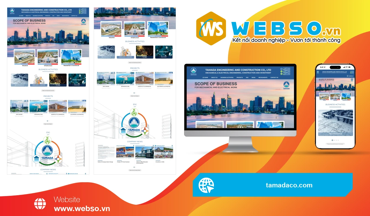 Thiết Kế Website Bất Động Sản Tamada Co: Giải Pháp Tối Ưu Hóa Trải Nghiệm Khách Hàng