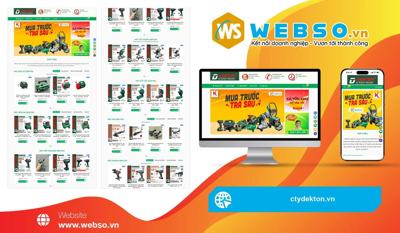 Thiết Kế Website Thiết Bị Công Nông Nghiệp Công Ty TNHH Khả Dương: Giải Pháp Tối Ưu Cho Doanh Nghiệp
