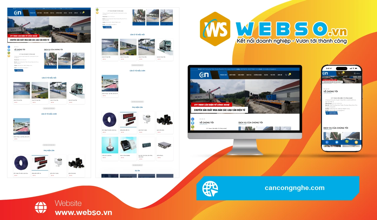 Thiết Kế Website Thương Mại Điện Tử Cân Điện Tử Công Nghệ: Giải Pháp Tăng Cường Hiện Diện Trực Tuyến