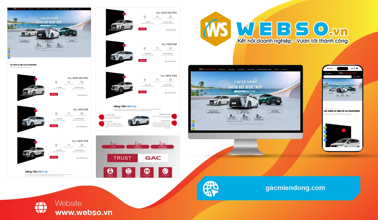 Thiết Kế Website Ô Tô GAC Miền Đông: Nâng Cao Trải Nghiệm Khách Hàng Đột Phá