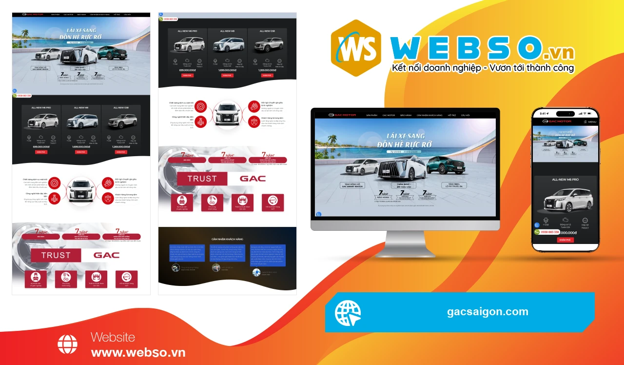 Thiết Kế Website Ô Tô GAC Sài Gòn: Nền Tảng Kết Nối Khách Hàng Hiện Đại