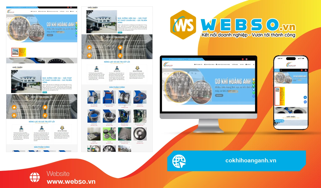 Thiết Kế Website Doanh Nghiệp Cơ Khí Hoàng Anh: Giải Pháp Tối Ưu Hóa Hoạt Động Sản Xuất