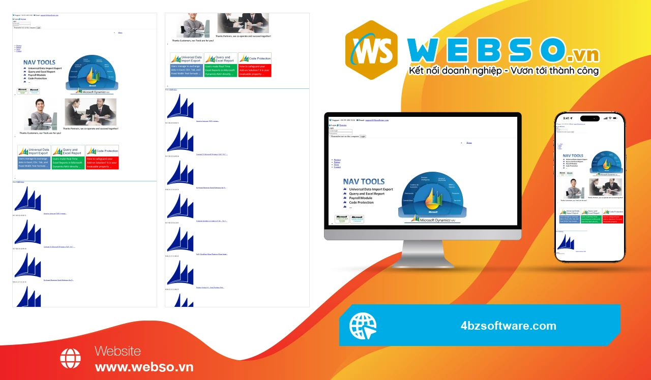 Thiết Kế Website Doanh Nghiệp 4Bz Software: Giải Pháp Phần Mềm Tối Ưu