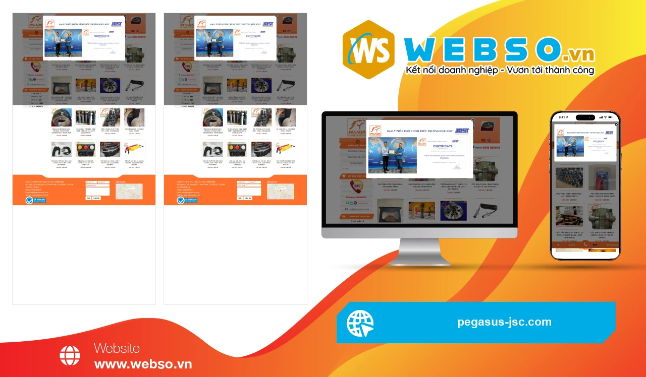 Thiết Kế Website Doanh Nghiệp Pegasus JSC: Giải Pháp Tối Ưu Cho Doanh Nghiệp Hiện Đại