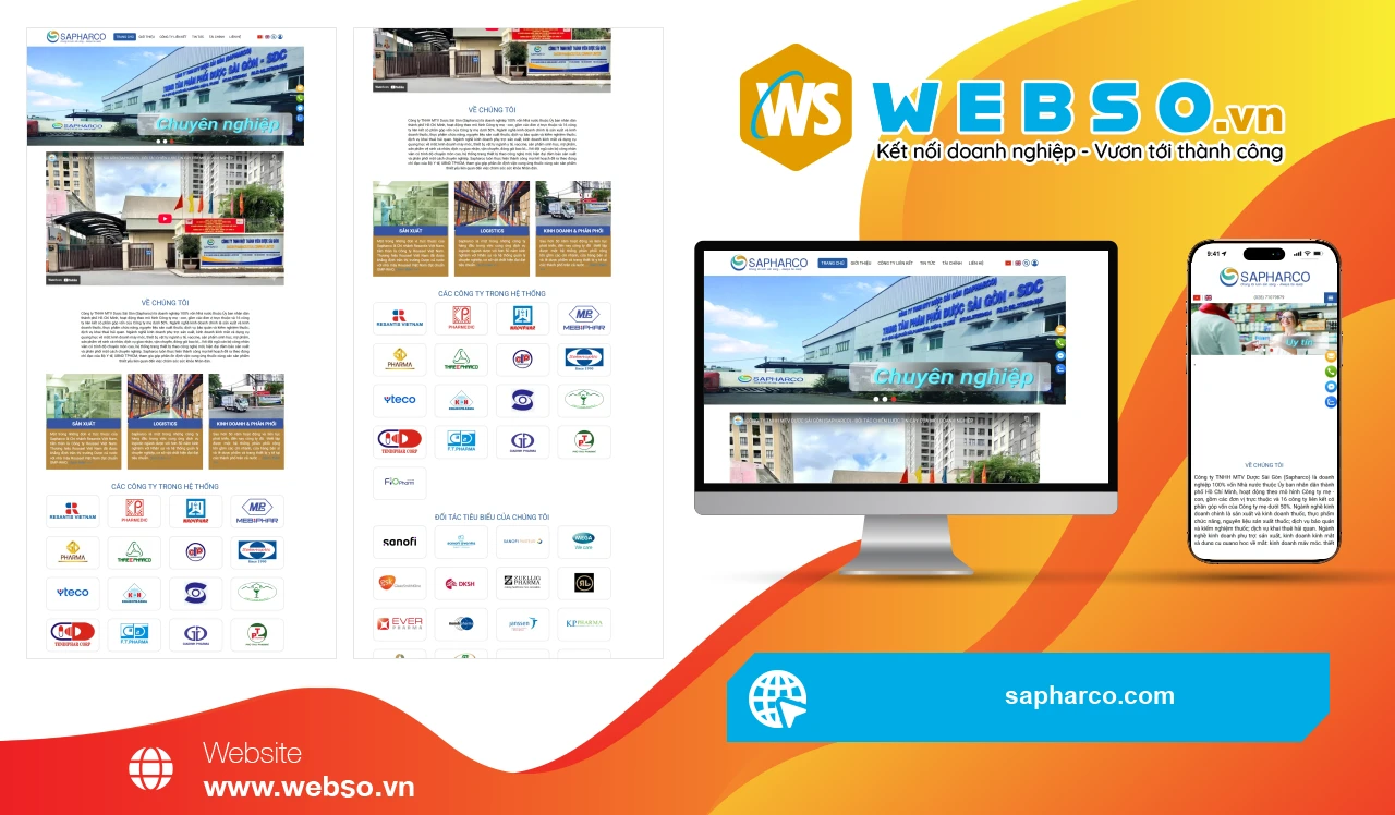 Thiết Kế Website Doanh Nghiệp Sapharco: Giải Pháp Tối Ưu Hóa Quản Lý Doanh Nghiệp.