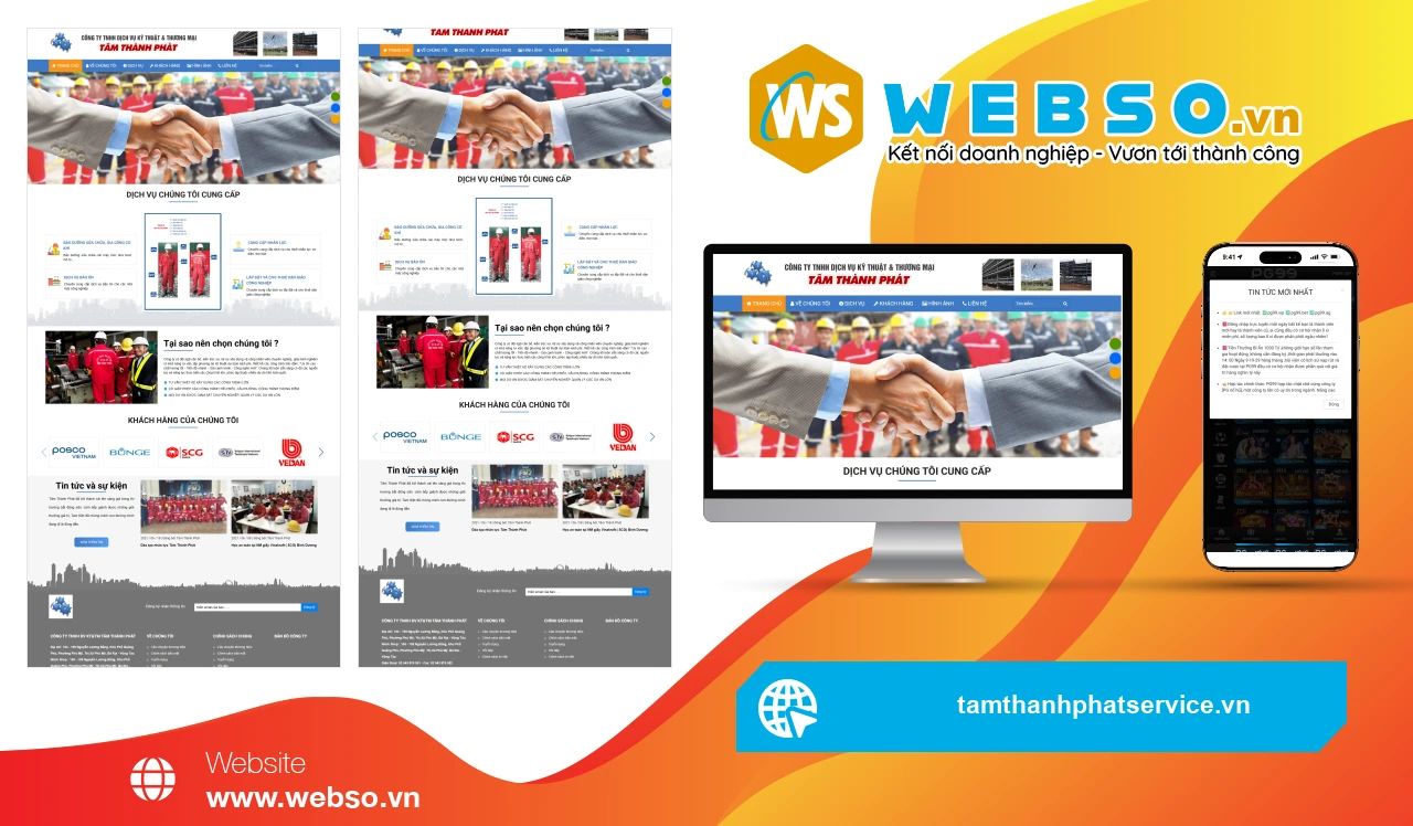 Thiết Kế Website Dịch Vụ Tam Thành Phát: Giải Pháp Tối Ưu Cho Doanh Nghiệp