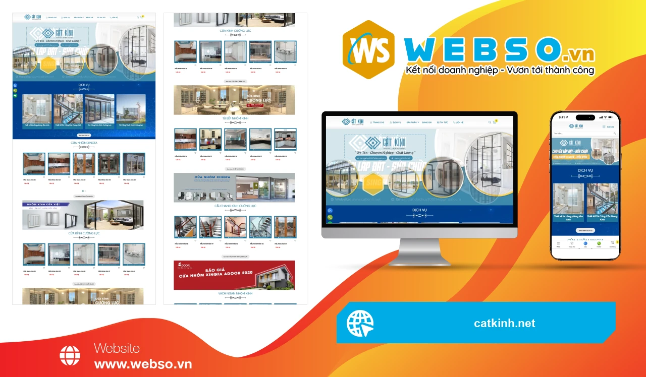 Thiết Kế Website Nhôm Kính Cơ Sở Liên Thành Phát: Trải Nghiệm Mua Sắm Đẳng Cấp