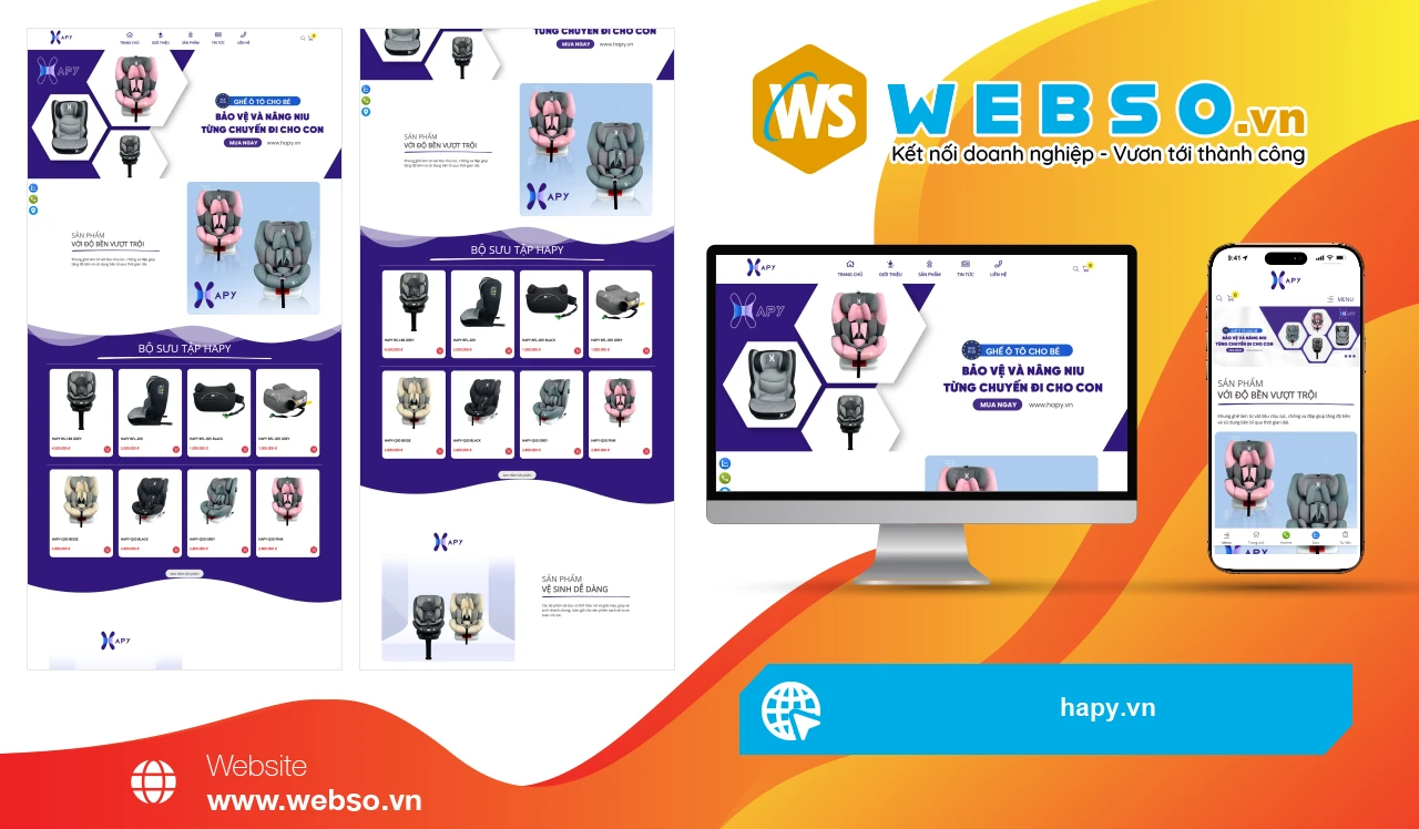 Thiết Kế Website Thương Mại Điện Tử Hapy: Giải Pháp An Toàn Cho Trẻ Em