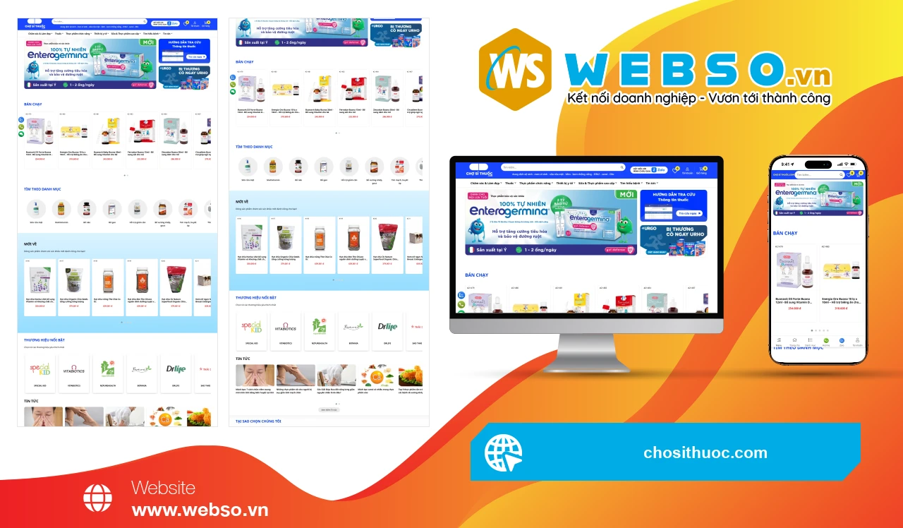 Thiết Kế Website Nhà Thuốc Minh Châu: Giải Pháp Mua Sắm Dược Phẩm Tiện Lợi