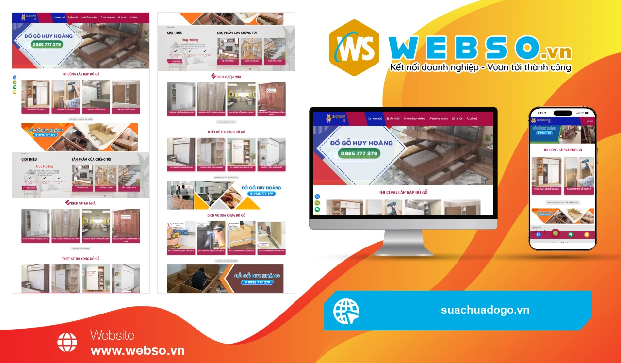 Thiết Kế Website Sửa Chữa Đồ Gỗ Huy Hoàng: Tăng Trưởng Doanh Thu Với Giải Pháp Đột Phá