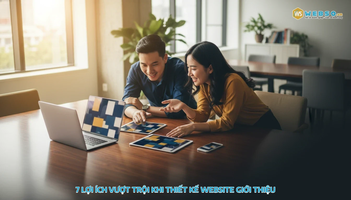 thiết kế website giới thiệu - Lợi ích vượt trội khi thiết kế website giới thiệu cùng chúng tôi
