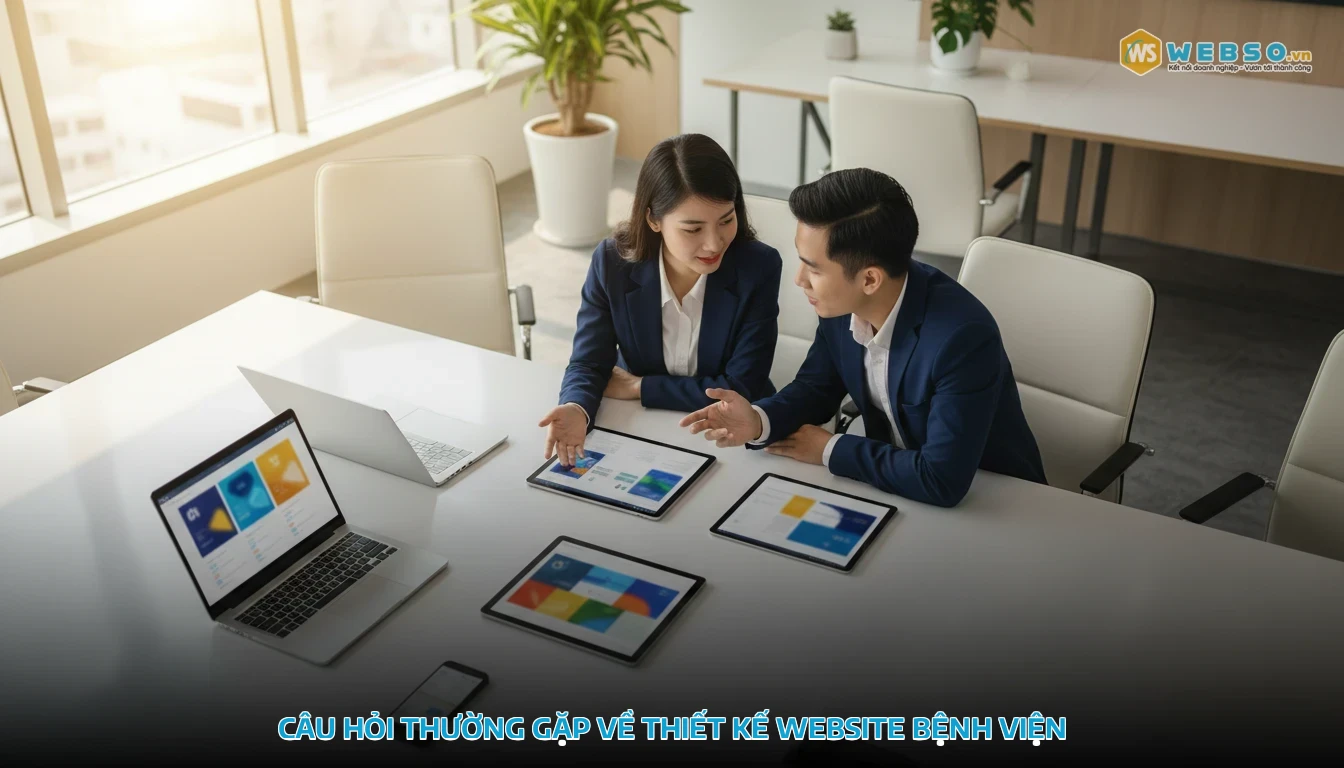 thiết kế website bệnh viện - Câu hỏi thường gặp về thiết kế website bệnh viện
