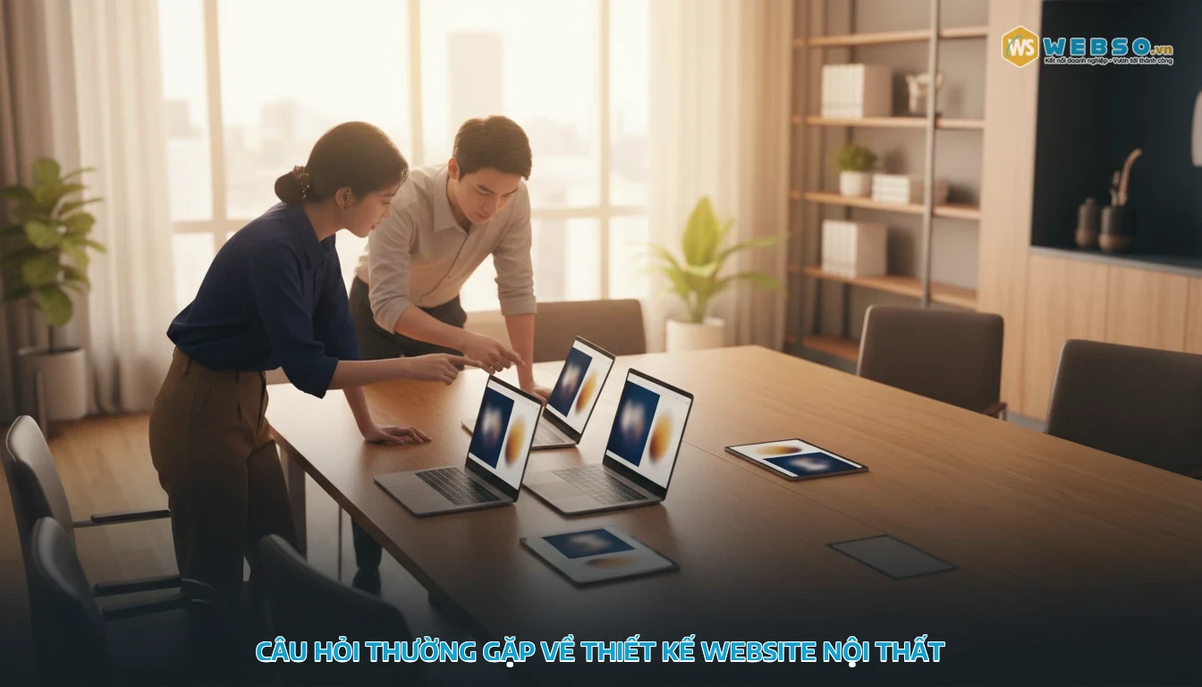 thiết kế website nội thất - Câu hỏi thường gặp về thiết kế website nội thất