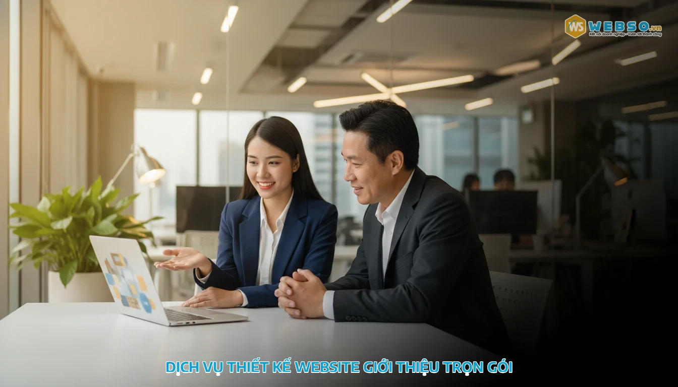 thiết kế website giới thiệu - Dịch vụ thiết kế website giới thiệu trọn gói