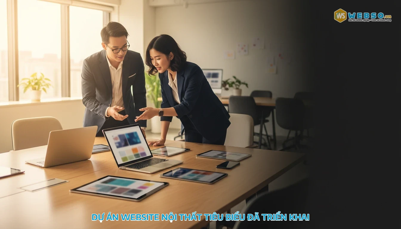 thiết kế website nội thất - Dự án website nội thất tiêu biểu đã triển khai