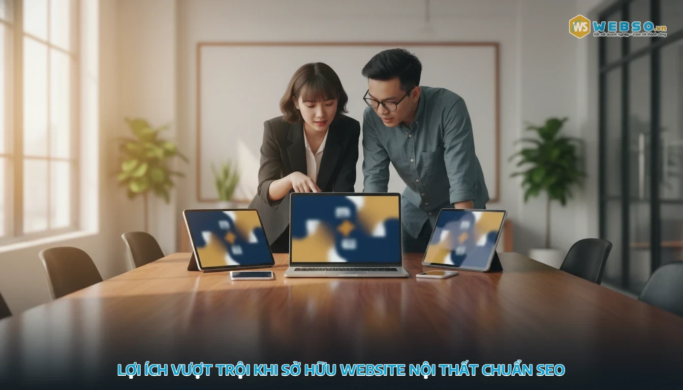 thiết kế website nội thất - Lợi ích vượt trội khi sở hữu website nội thất chuẩn SEO