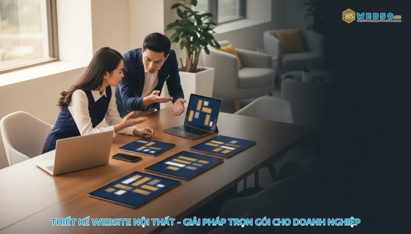 thiết kế website nội thất - Thiết kế website nội thất - Giải pháp trọn gói cho doanh nghiệp