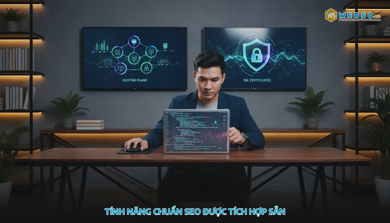 Thiết kế website chuẩn seo - Tính năng chuẩn SEO được tích hợp sẵn