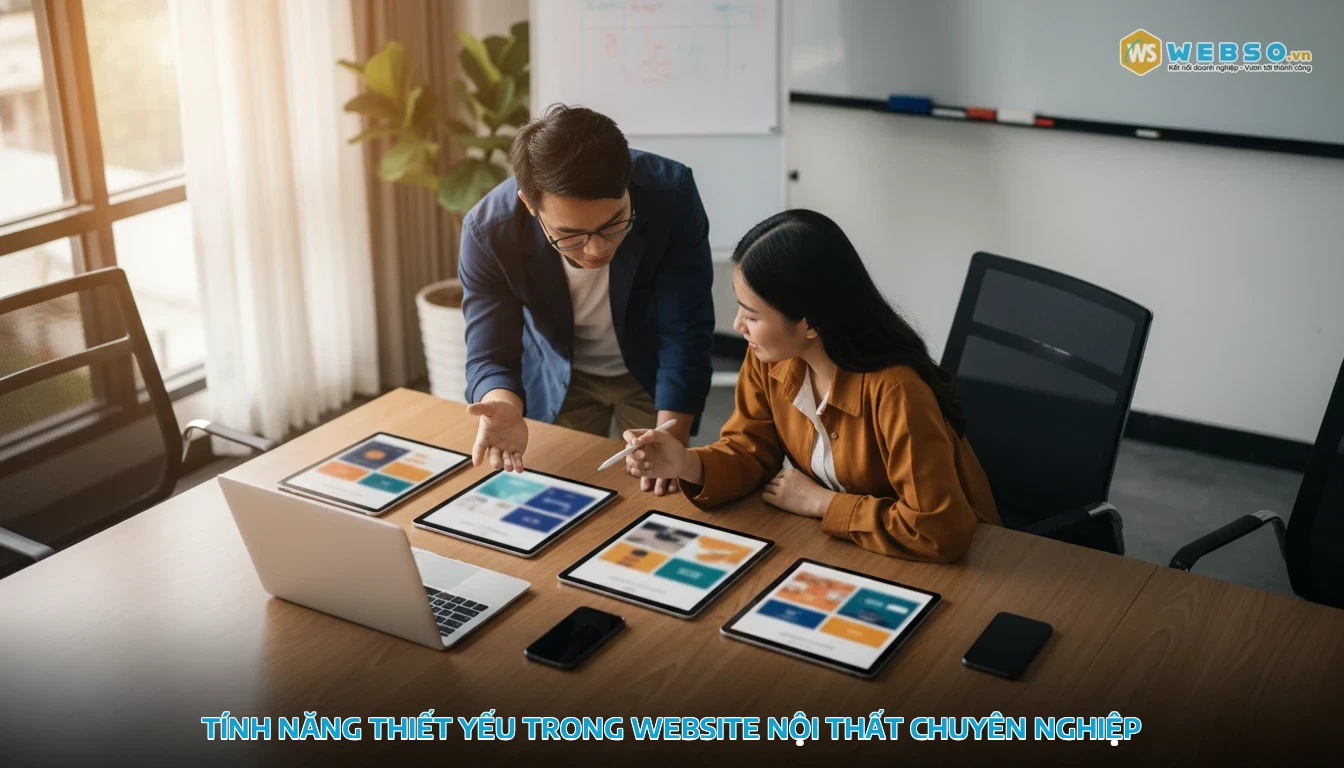 thiết kế website nội thất - Tính năng thiết yếu trong website nội thất chuyên nghiệp