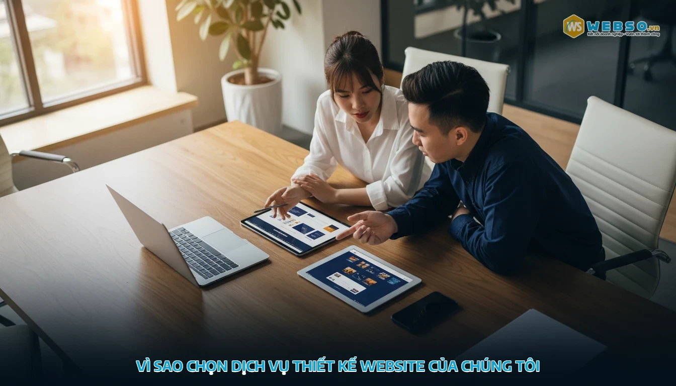 thiết kế website bán hàng - Vì sao chọn dịch vụ thiết kế website của chúng tôi
