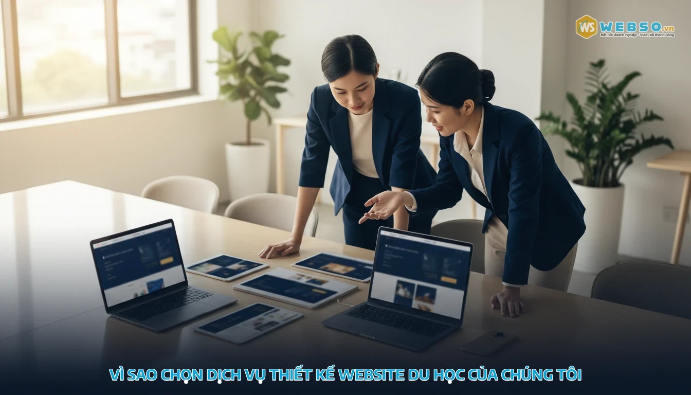 thiết kế website du học - Vì sao chọn dịch vụ thiết kế website du học của chúng tôi