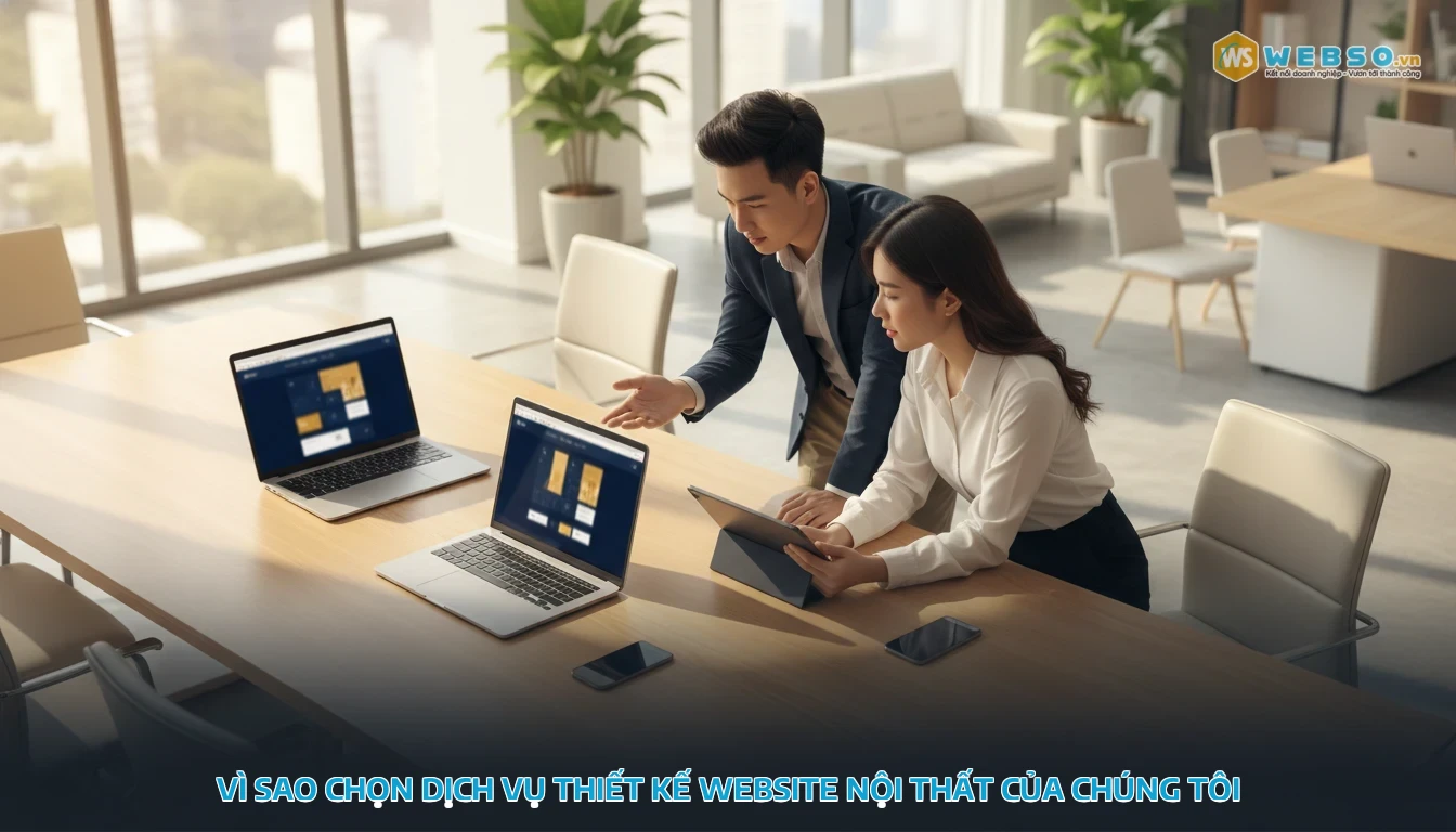 thiết kế website nội thất - Vì sao chọn dịch vụ thiết kế website nội thất của chúng tôi