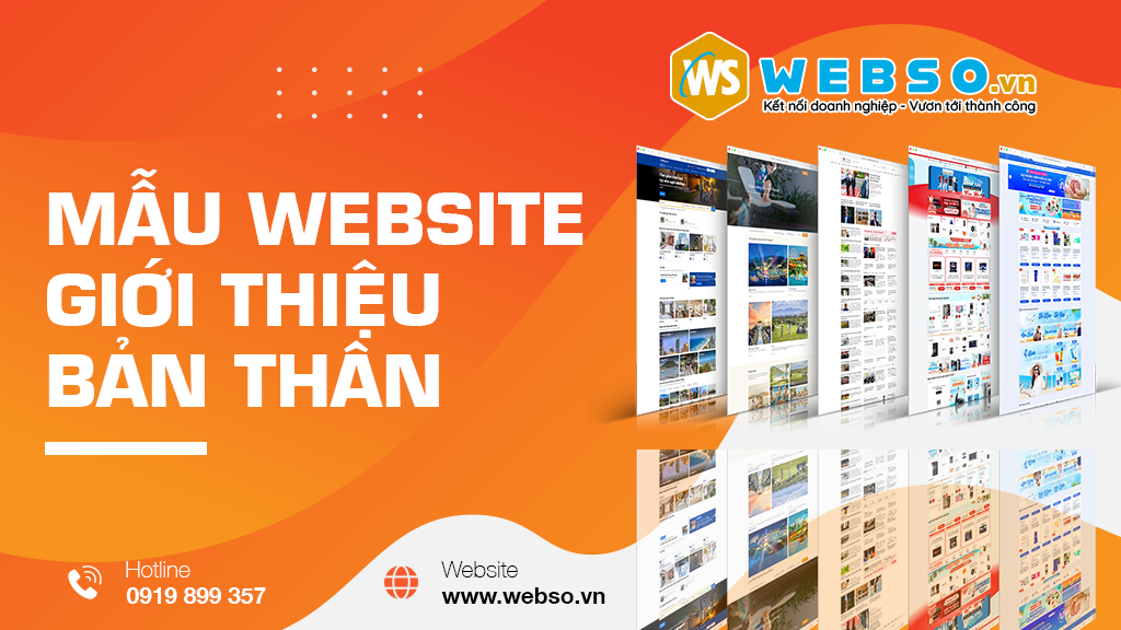 Mẫu web giới thiệu bản thân