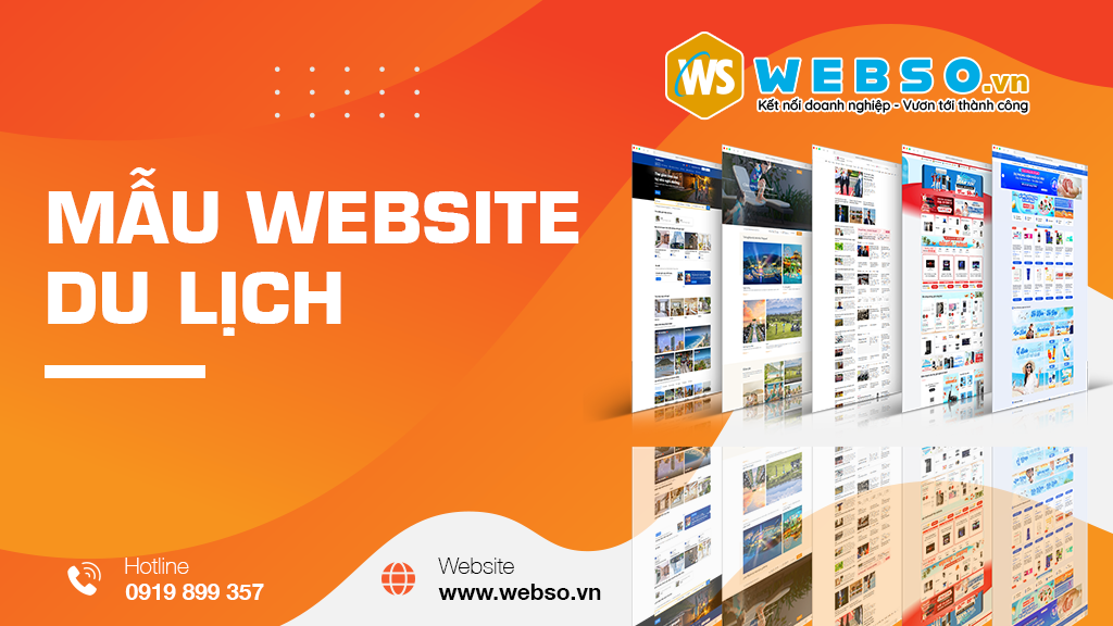 Mẫu website du lịch