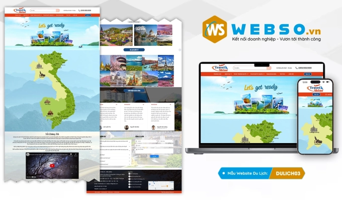Mẫu website Khu Du Lịch Dã Ngoại 03